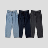 Esther Lettering Denim Pants 3C