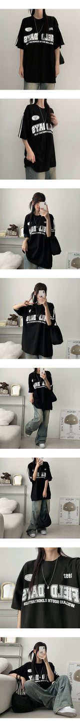 フィールドトラックオーバーフィット半袖Tシャツ