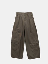 Behin Cargo Curved Balloon Wide Long Pants