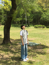ディアカットウォッシングデニムパンツ4C