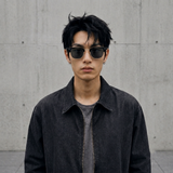 Black Gold Semi-Rim Sunglasses
