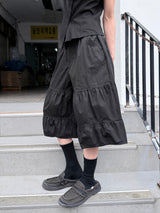  FRILL BERMUDA PANTS