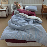  marchen stripe duvet cover (SS/160x210cm)