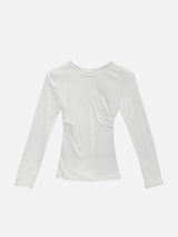 [Long sleeve ver.] ロエン モダール サイドシャーリングTシャツ (6c)
