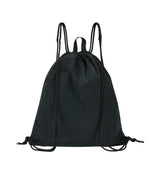 リサイクルストリングバックパック (ブラック)