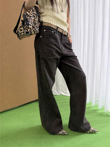 Straight Leg Loose-Fit Wide Pants