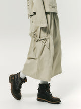 COTTON CAPRI PANTS BEIGE