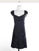 [vintage] monini off-pocket long cotton cover ops