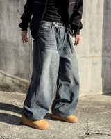 Fadel classic washing wide denim