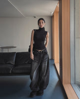 [U-BASIC] Dior inner brushed turtleneck