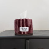 Tissue cover S_terry winepink