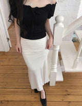 [ hip-up ] teatime mermaid tension long sk