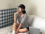 [MADE/6colors] ミルドコットン 4スリーブTシャツ
