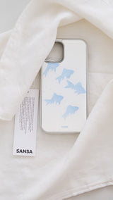 (Basic)Silver Bumper Case_Blue Fish