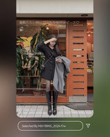 【MADE】Vネックミニワンピース