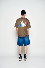 25SS フレンチスクリプトロゴショートスリーブTシャツ ココア