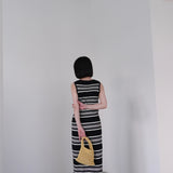 border knit one-piece
