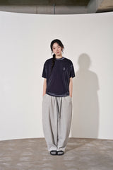 ドロップショルダーベルベット 1/2 T (Charcoal)