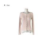 Kable Slim Button Round Cardigan