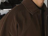 ASCLO Glossy Winter Track Padded Blouson (3color)
