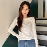 ステッチラウンドロングスリーブTシャツ