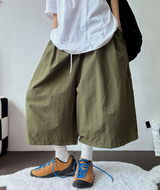 BASIC NYLON フォーマルバミューダ 🖤🩶💛💚4 COLOR