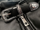 Edwin Belt Leather Jacket