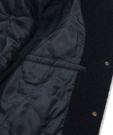 Bouclé Stadium Jacket Navy
