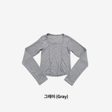 Ronpio Line Button Fleece T-Shirt
