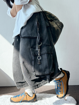 D-RING ZIPPER CARGO Bermuda