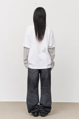Grunge Rock Layered Longsleeve