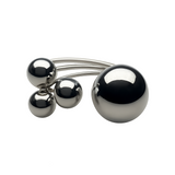Big ball piercing ring