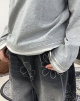 Aaron layered hoodie