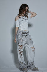 レイヤーハーフTシャツ