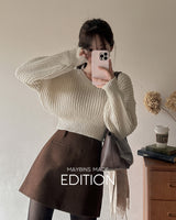 【MADE】Crop Knit