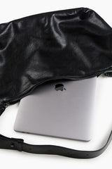 Bold cross hobo bag