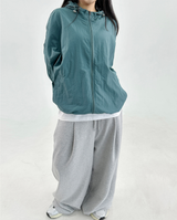 2000 ユニッツソルド❤🥰ファーストショッピング❤ S-XL❤ フリース❤ サイドプリーツワイドバルーントレーニングパンツ
