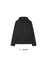 Grid Slash Zip Up
