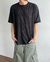 ヴィンテージクラックショートスリーブTシャツ