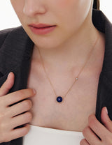 26SS★ [Premium Plating] Penisense AB Goutte Necklace Lapis Lazuli