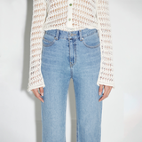 ミドルブルーストレートフィットデニム-YWD1DNST001