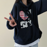 ラブアメリカンフラッグフード [フリース]