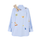 13DE MARZO Bear Stickers Shirt
