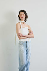 ELFIN SCARF TOP / BEIGE