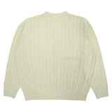 Usual Round Cable Knit - 5COLOR