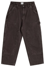 15oz ウォッシュドキャンバス カーペンター ダブルニートラウザーズ