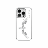 Cross Angel - silver epoxy case