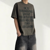 アーバンレタリングクロップ半袖Tシャツ