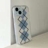 CLASSIC ARGYLE HARD JELL CASE_WHITE