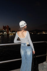 Backless Bodysuit Stripes - 2 colours